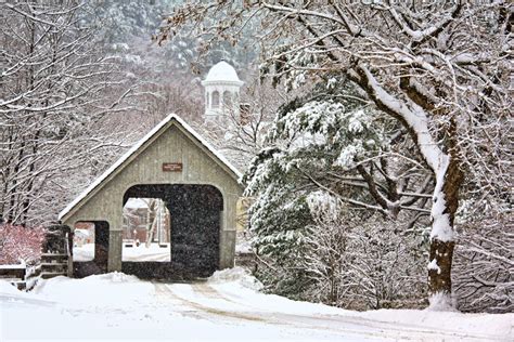 Middle Bridge Winter | Photos of Vermont