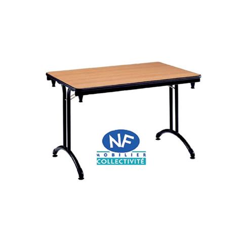 Table Pliante Omega Stratifi E P Mm Chant Alais X Cm