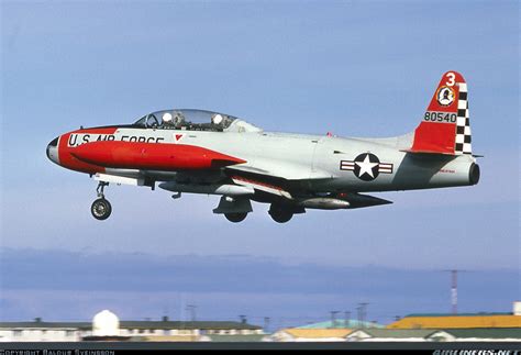 Lockheed T 33a Usa Air Force Aviation Photo 1698926