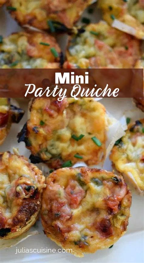 Delicious Mini Party Quiche