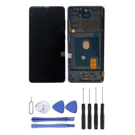 Ecran Complet Compatible Avec Samsung Galaxy S Fe Sm G F Bleu Vitre