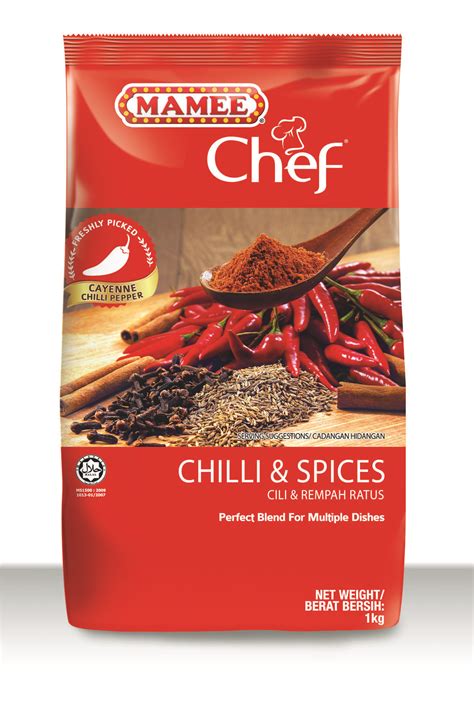 MAMEE CHEF CHILI SPICES 1CTN X 6PKTS X 1KG EBorong My