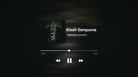 Kisah Sempurna Mahalini Cover Lyrics YouTube