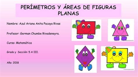 Área Y PerÍmetros De Figuras Planas Ppt Descarga Gratuita