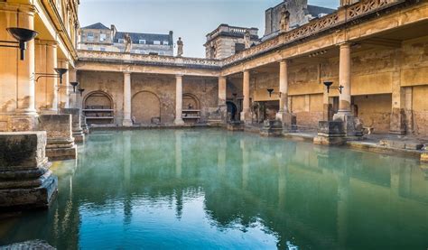 Roman Baths Historic Site Building In Bath Central Bath Great