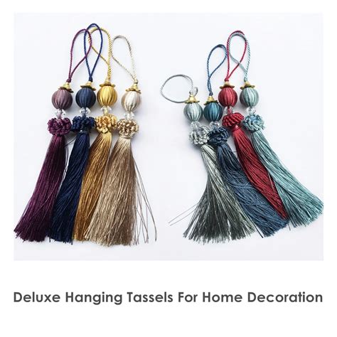 Decorative Euro Tassel Small Quality Tassel Drops Curtain Sofa Door Key