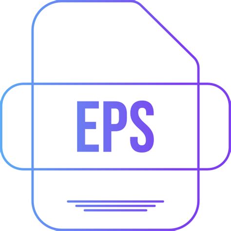 Eps Generic gradient outline icon
