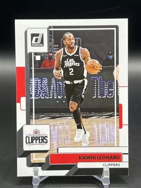 2022 23 PANINI DONRUSS Basketball Kawhi Leonard Card 123 Los Angeles