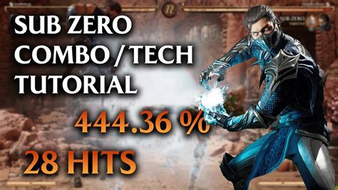 Sub Zero Combos Mortal Kombat 1 Sub Zero Combo Tutorial YouTube