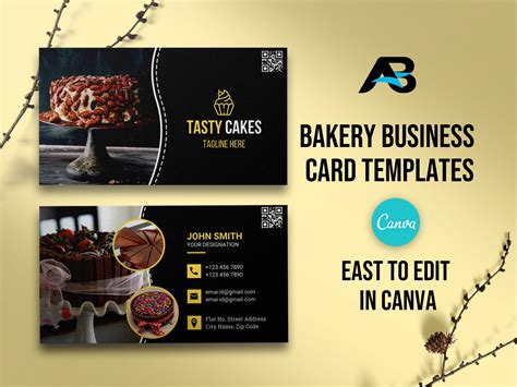 Cakes For Bakery Business Cards