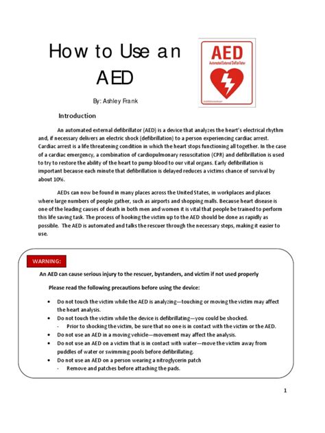 english instruction     aed  cardiovascular