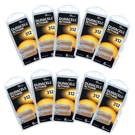 Duracell Activair Hearing Aid Batteries Connevans