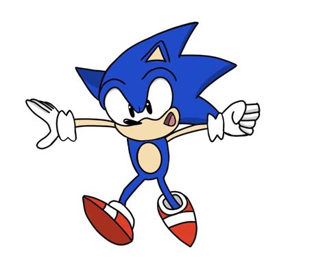 Sonic Pose By Robzzz1234 On Deviantart