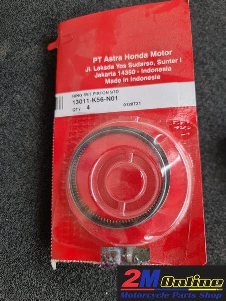 Jual Ring Seher Piston Cb Led Gtr Sonic R Os Std Ori Ahm K