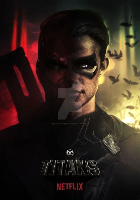 Titans Red Hood Robin Curran Walters By Mizuriofficial On Deviantart Red Hood Titans Tv