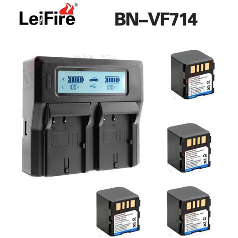 Leifire Pcs Lithium Ion Battery Pack With Ac Charger For Jvc Bn Vf