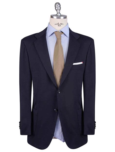 Kiton Blue Virgin Wool 12 9 Micron Suit IsuiT