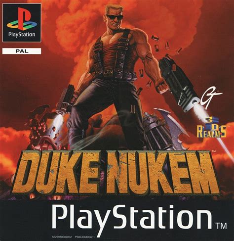 Duke Nukem 3d 1997 Playstation Box Cover Art Mobygames