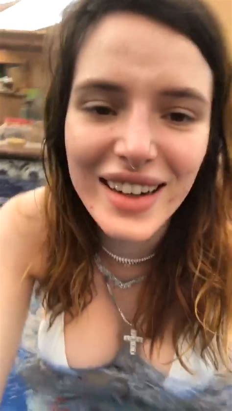 Bella Thorne Meth Face Tits White Bikini DrunkenStepFather