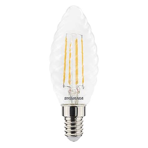 LAMPADINA SYLVANIA LED FILAMENTO TORTIGLIONE E14 4 5W 40W 250 Lumen