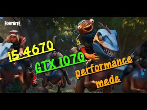 Gtx Core I Fortnite Fps Test Chapter Season Performance