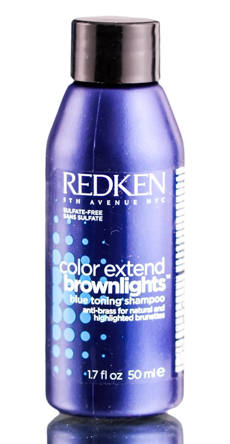 Redken Color Extend Brownlights Blue Toning Shampoo 1 7oz Pack Of 2 With Sleek Comb