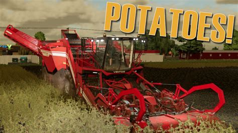 Fs Potato Harvest Griffin Indiana Map Farming Simulator