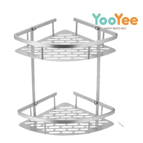 Jual Yooyee Rak Sudut Dinding Toilet Kamar Mandi Aluminium Susun