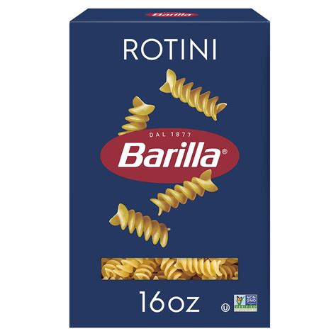 6 Pack Barilla Classic Blue Box Rotini Pasta 16 Oz