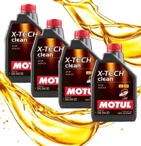 Troca De Óleo Motul 5w30 X tech Clean Sintético 4 Litros Parcelamento