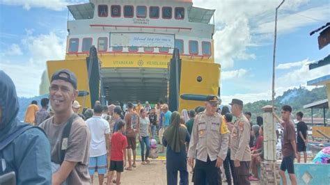 Pemantauan Arus Balik Pasca Hari Raya Idul Fitri 1445 H Di Pelabuhan