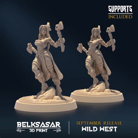 3D File Protector Of The Mother Earth Set X5 Normal And Nude 3D Print