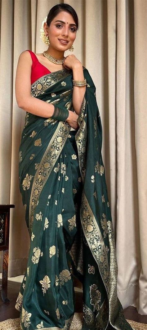 Casual Traditional Green Color Art Silk Fabric Saree 1927499