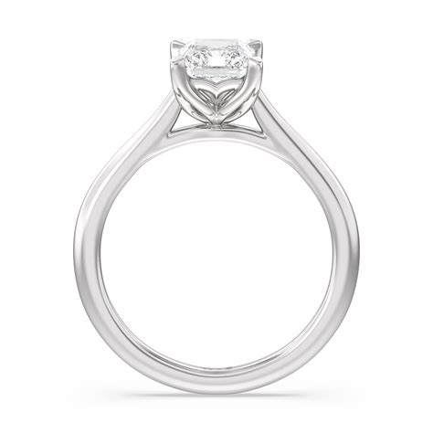 Tulip Basket Cathedral Classic Solitaire Engagement Ring With Clarity