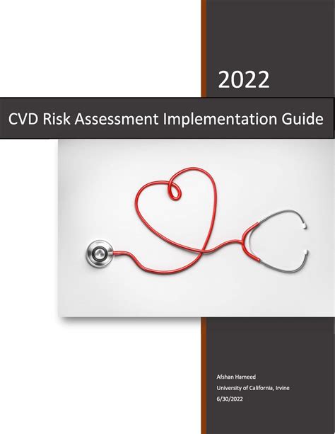 Measure Implementation Cardiovascular Disease Risk Assessment For