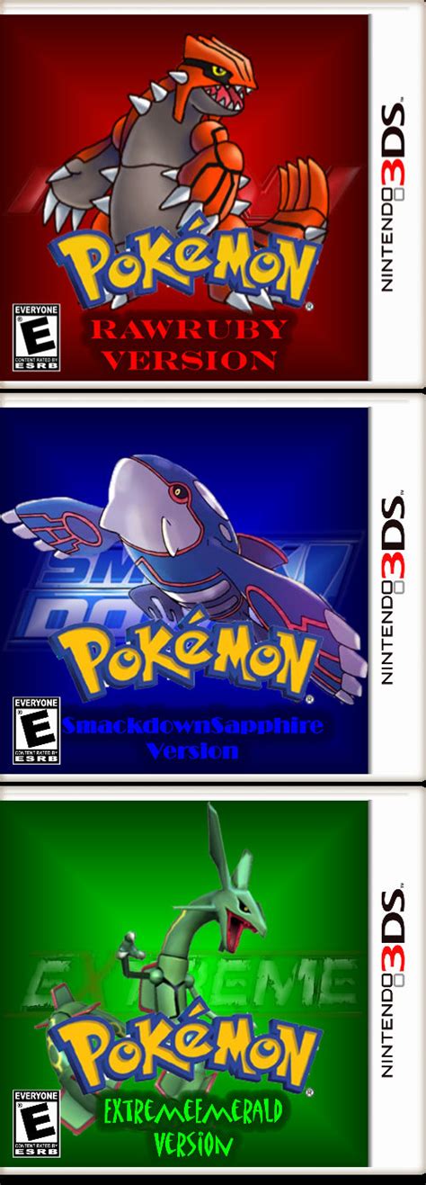 Pokemon Ruby Sapphire And Emerald Remake By Theamazingepicgamer On