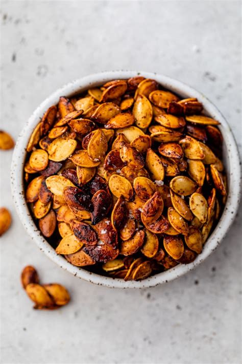 Roasted Pumpkin Seeds Sweet And Savory