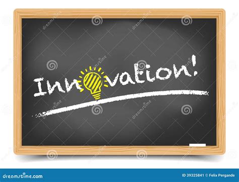 Blackboard Innovation Stock Illustration Illustration Of Doodles