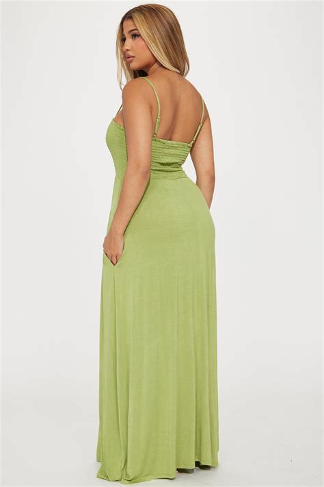 Holly Maxi Dress Olive Fashion Nova Dresses Fashion Nova