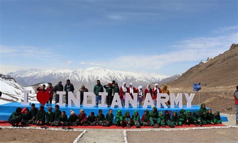 Indian Army Unveils Selfie Point At Hombotingla Pass In Commemoration