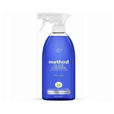 Method Mint Scent Organic Glass And Surface Cleaner Liquid 28 Oz Pack Of 8