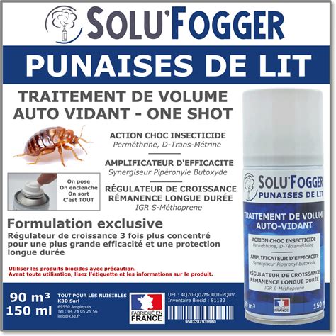 Insecticide Fumig Ne Solu Fogger Sp Cial Punaises De Lit A Rosol De