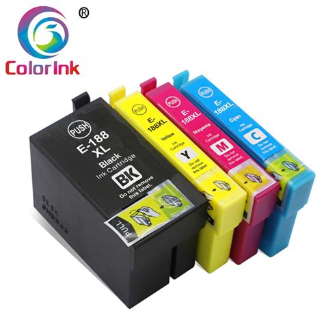 ColoInk T188 Ink Cartridge T1881 T1882 T1883 T1884 T 188 XL For Epson