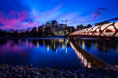 Calgary S Peace Bridge At Dawn 1920x1284 OC R CityPorn