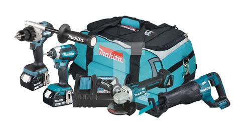 ZESTAW COMBO LXT18V DGA504 DDF485 DTD153 DHR241 DHS 3 5 0AH Makita