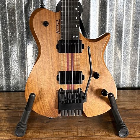 Kiesel Leia Custom Walnut Purple Heart 6 String Headless Reverb