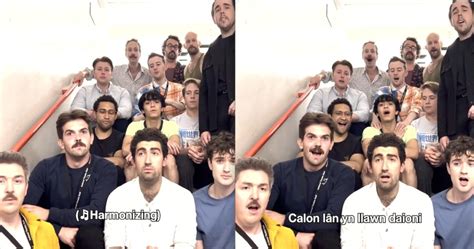 Watch: Stage choir's stunning version of Calon Lân