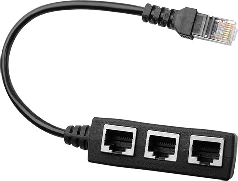 Rj45 Ethernet Splitter Cable Rj45 1 Male To 3 X Female Lan Ethernet Splitter