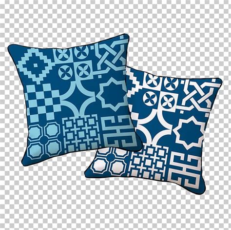 Throw Pillows Cushion Textile Blue Png Clipart Bedroom Blue Cobalt