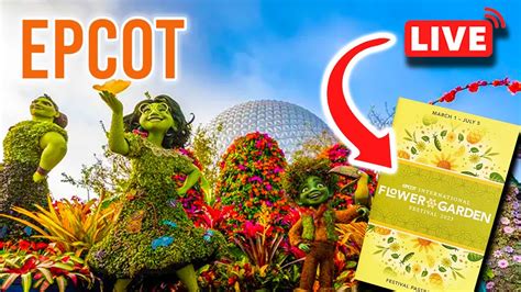 🔴 Live From Epcot 2023 Flower And Garden And Disneys Boardwalk Resort